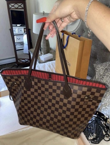 Louis vuitton neverfull red - neverfull,